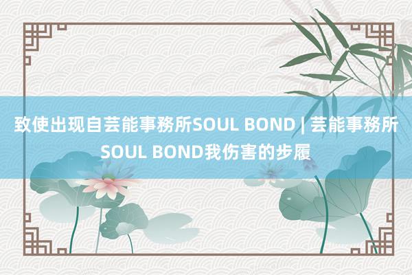 致使出现自芸能事務所SOUL BOND | 芸能事務所SOUL BOND我伤害的步履